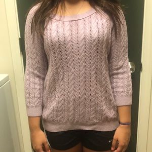Purple sweater